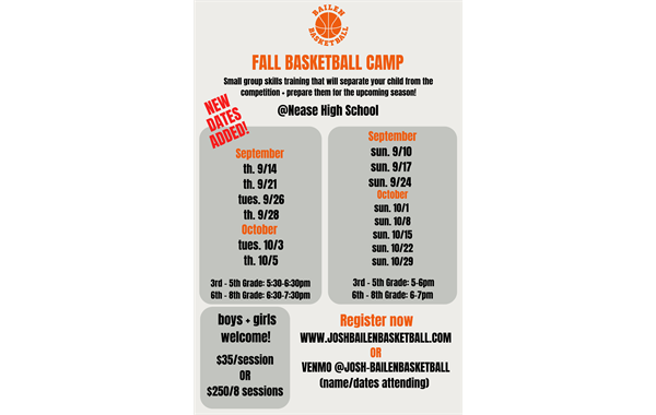 FALL BASKETBALL CAMP